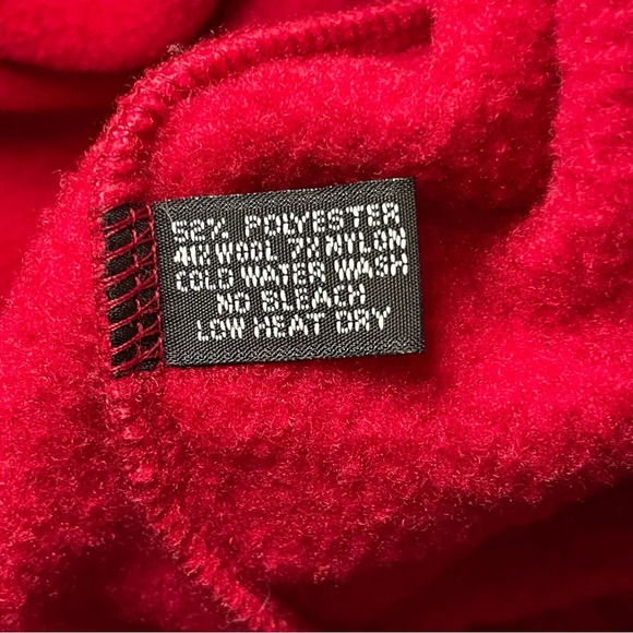 Cameleon Red Black Plaid Patchwork Jacket Large Artwear Made In USA Pockets - Picture 6 of 9